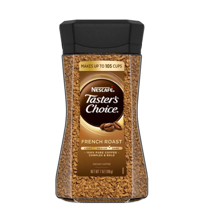 Nescafe Taster's Choice French Roast Glass - 7oz/4pk