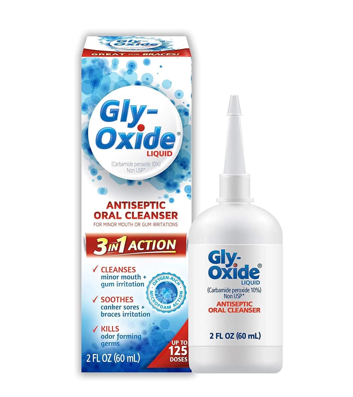 Gly-Oxide Liquid Antiseptic Oral Cleanser - 2oz/24pk