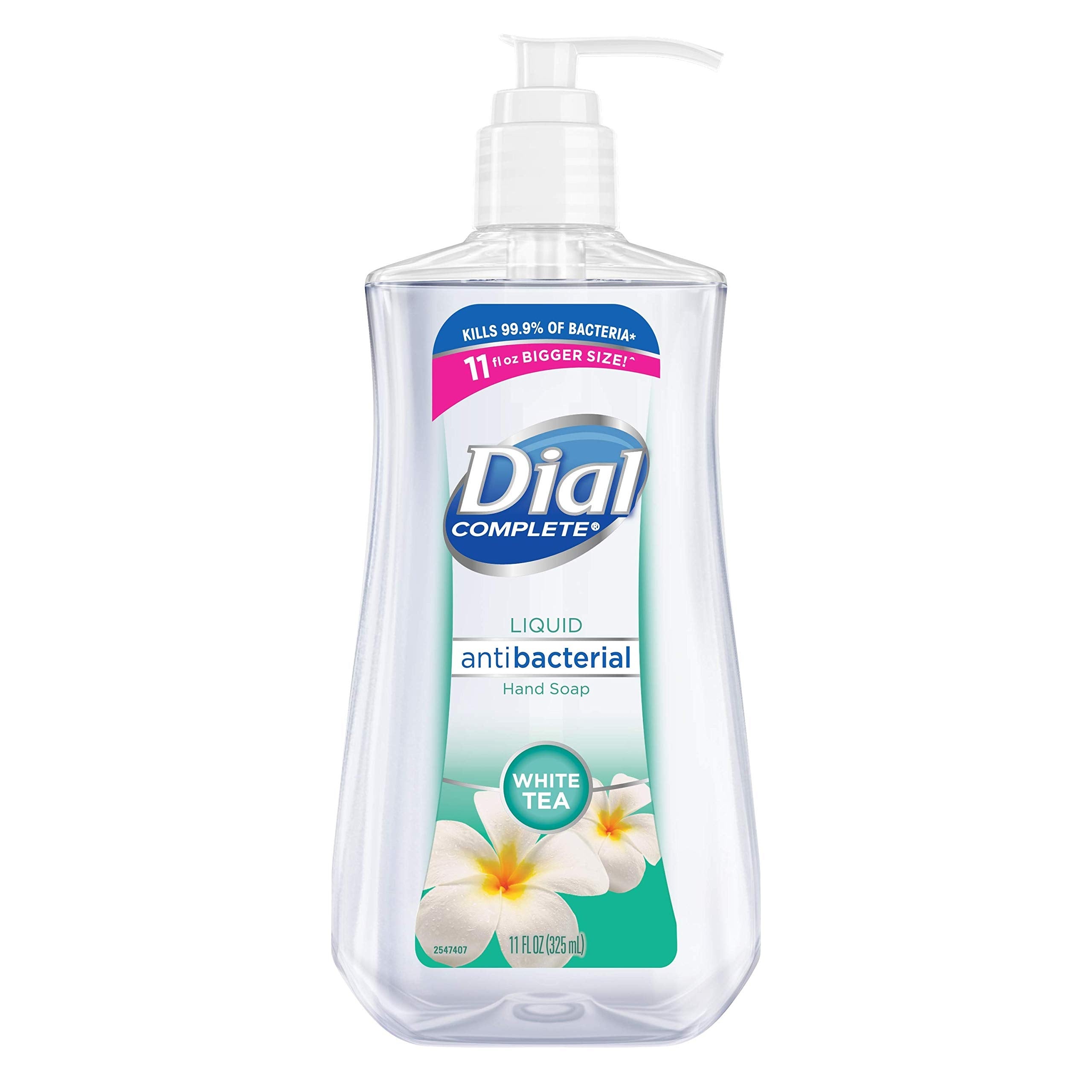 Dial Complete Antibacterial Liquid Hand Soap White Tea - 11oz/12pk