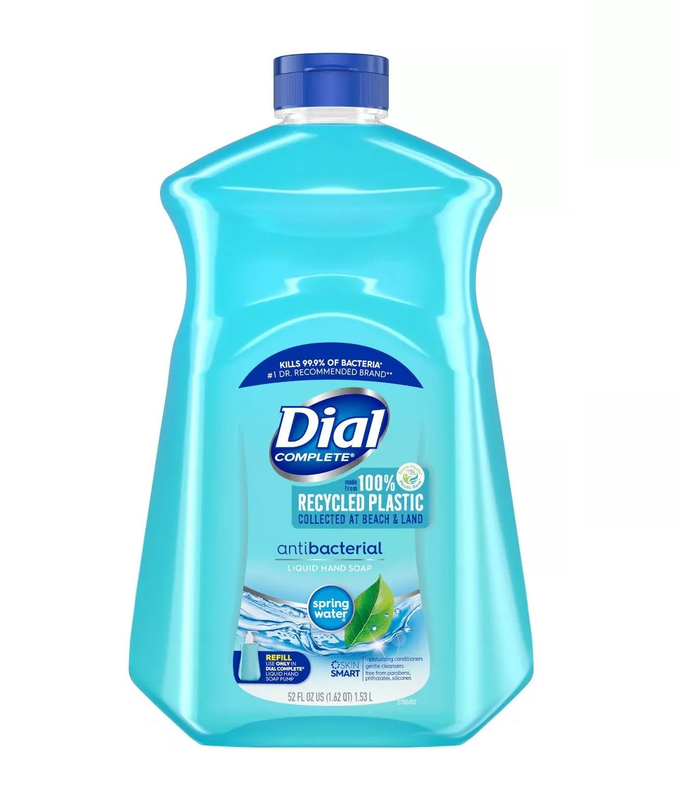 Dial Liquid Hand Soap Spring Water Refill - 52oz/3pk