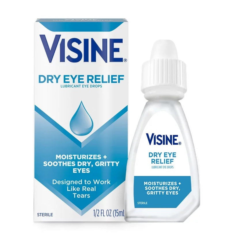 Visine Eye Drops Lubricant 15ml - 0.5oz/36pk
