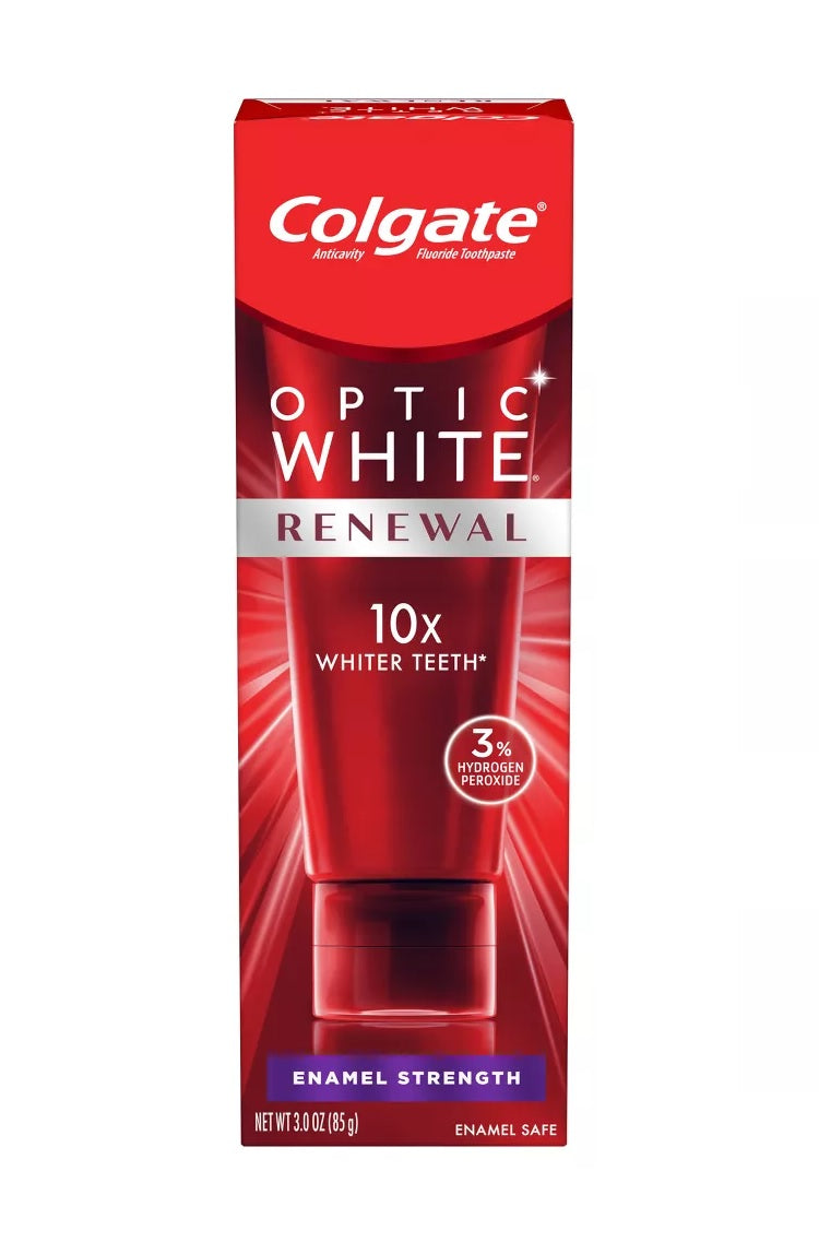 Colgate Optic White Toothpaste Renewal Enamel Strength - 3oz/24pk