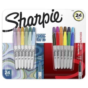 Sharpie Fine Point Permanent Marker Assorted Colors - 24ct/1pk