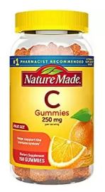 Nature Made Vitamin C Dietary Supplement for Immune Support 250mg Tangerine Flavor - 150ct/12pk