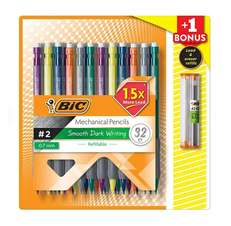 BIC Matic Grip Mechanical Pencil 0.7mm - 32ct/1pk