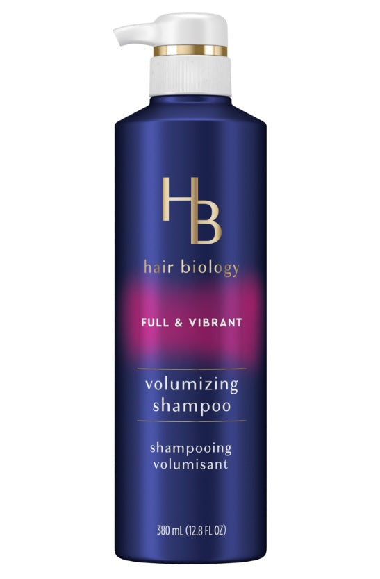 Hair Biology Full and Vibrant Volumizing Shampoo for Fine, Thin, Flat Hair - 12.8oz/4pk