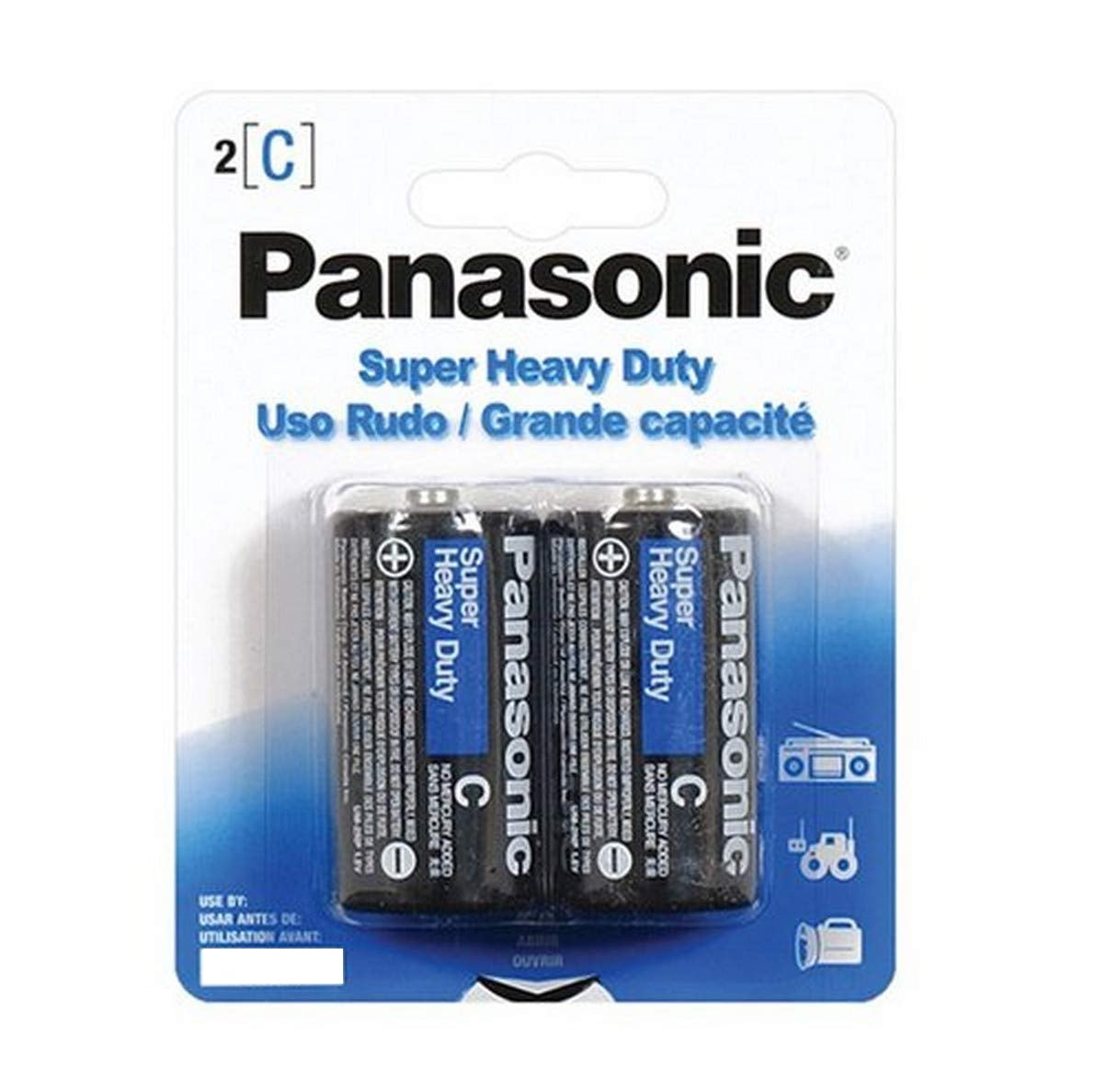 Panasonic Batteries "C" - 2ct/48pk