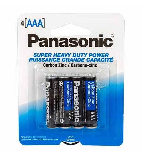 Panasonic Batteries "AAA" - 4ct/48pk