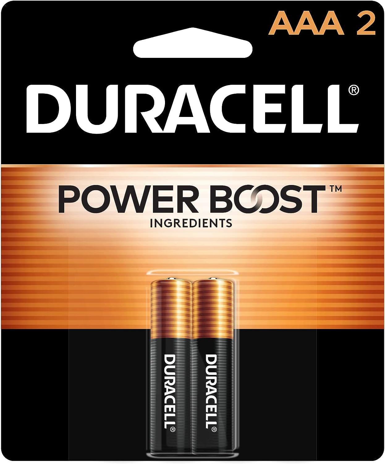 Duracell Batteries "AAA - 2" Coppertop USA - 2ct/18pk