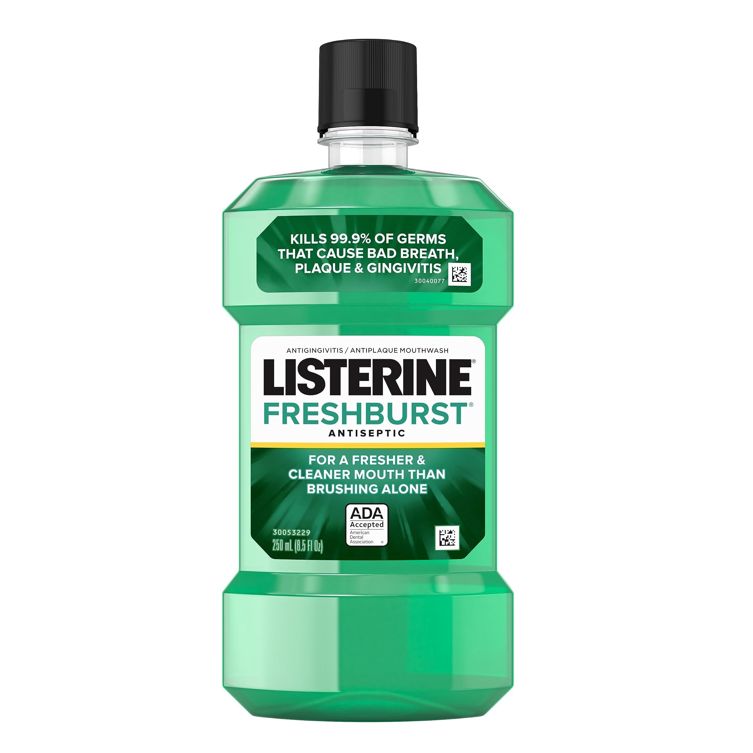 Listerine Fresh Burst Antiseptic Mouthwash - 250ml/6pk