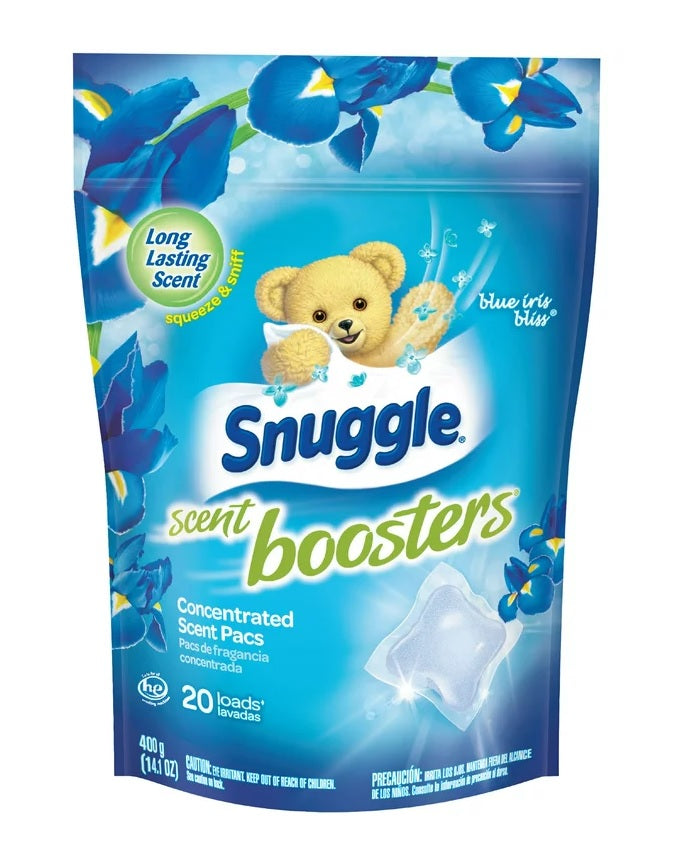 Snuggle Scent Booster Pacs Blue Iris Bliss - 20ct/6pk