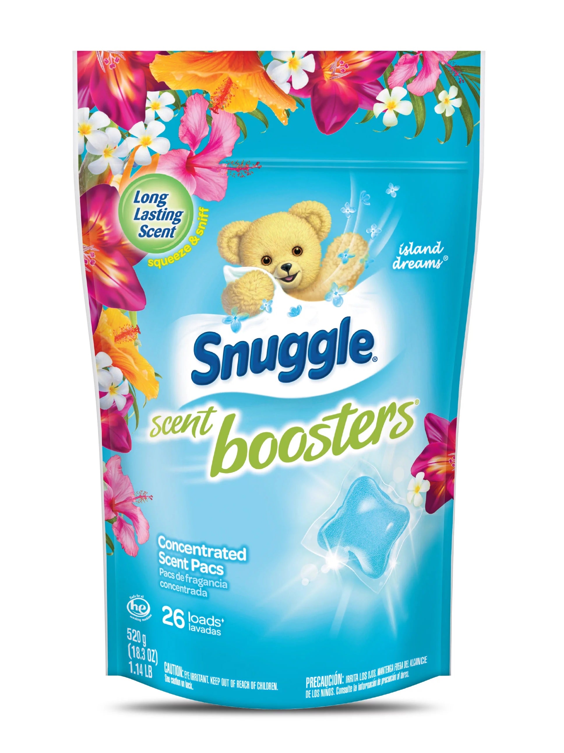 Snuggle Scent Booster Pacs Island Dreams - 26ct/4pk