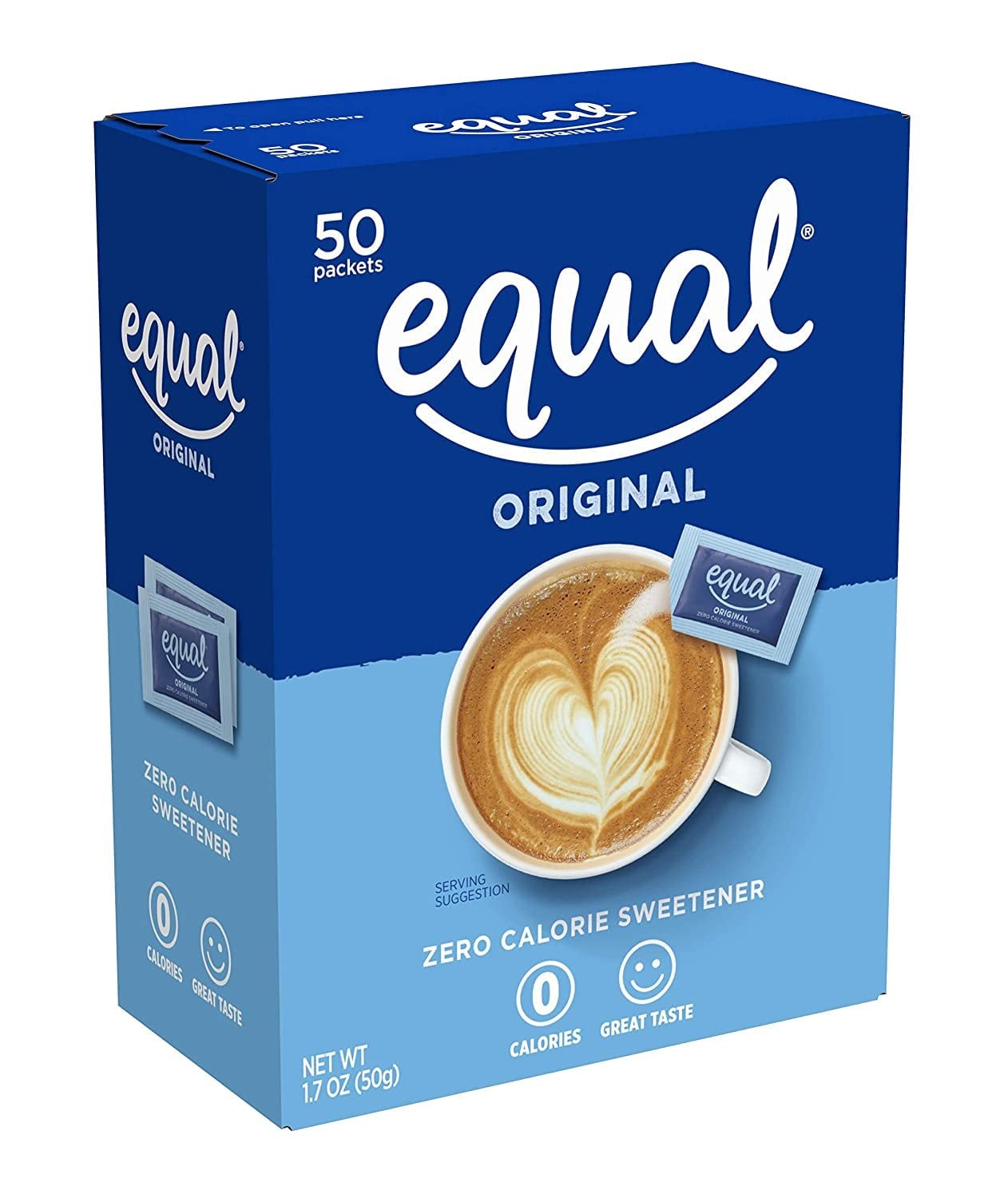 Equal Sweetener Packets - 50ct/12pk