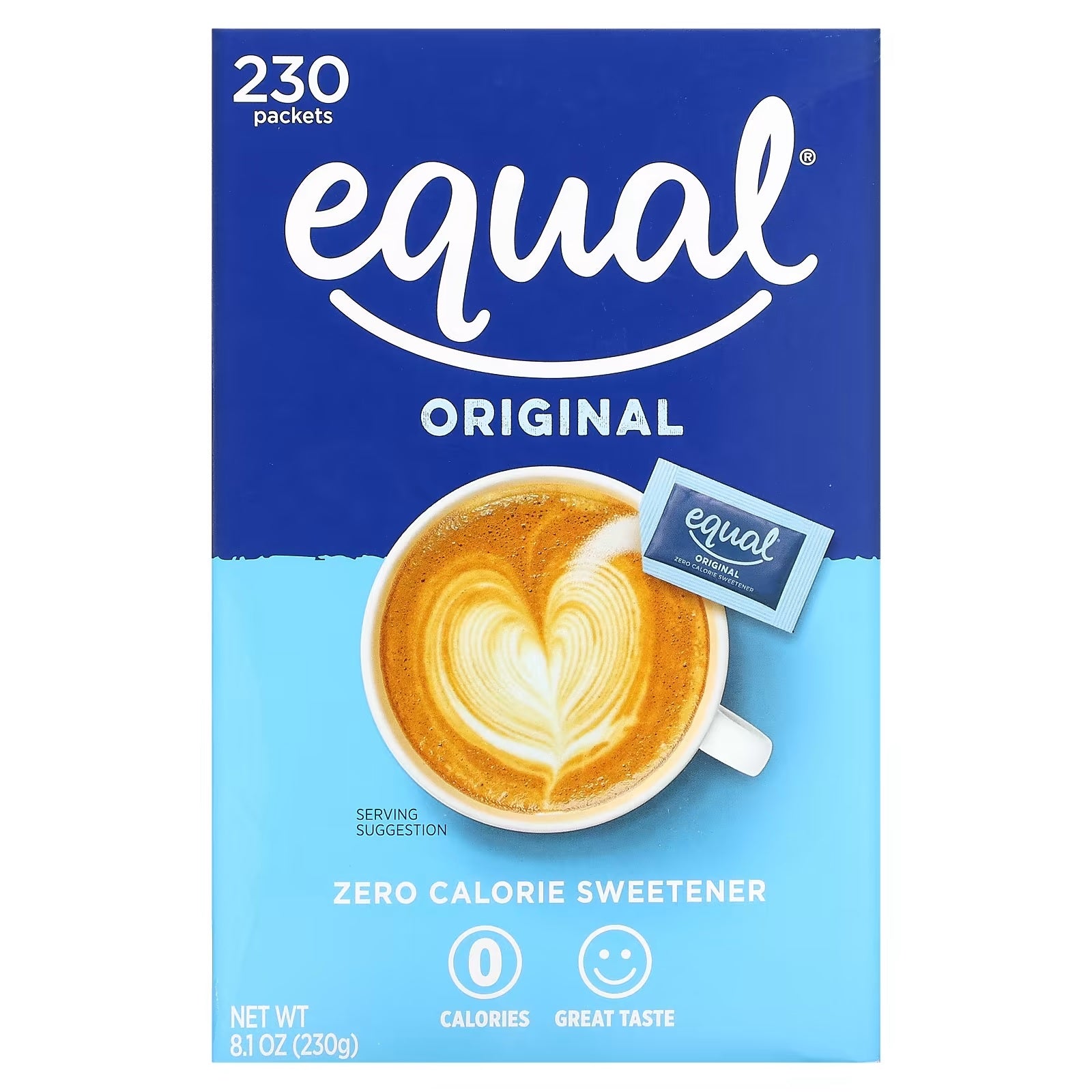 Equal Sweetener Packets - 230ct/12pk