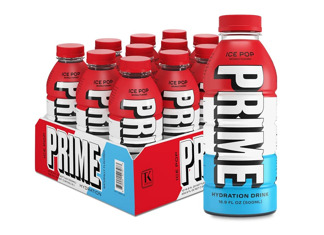 Prime Hydration Ice Pop Sports Drink - 16.9oz/15pk