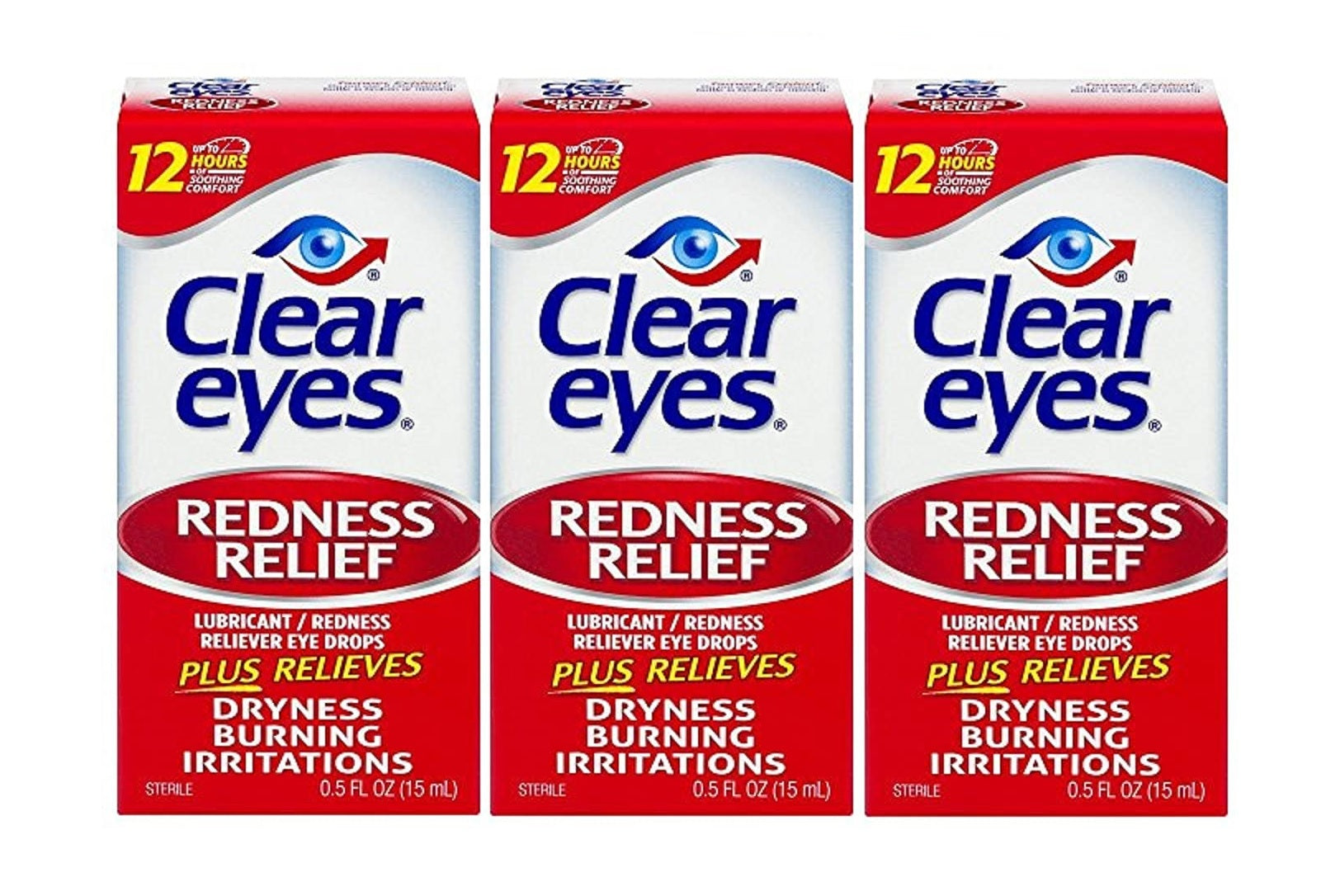 Clear Eyes Eye Drops - 0.5oz/3pk