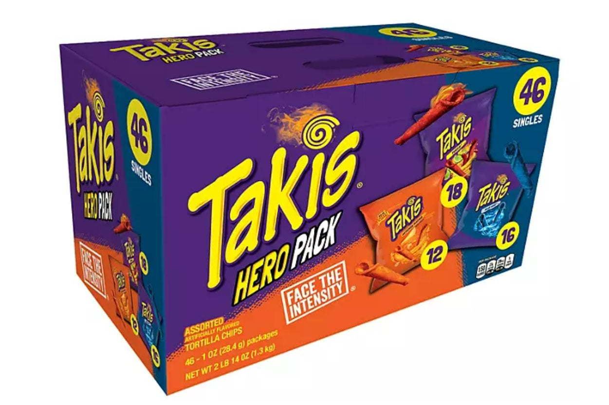 Takis Hero Variety Pack Tortilla Chips - 1oz/46pk