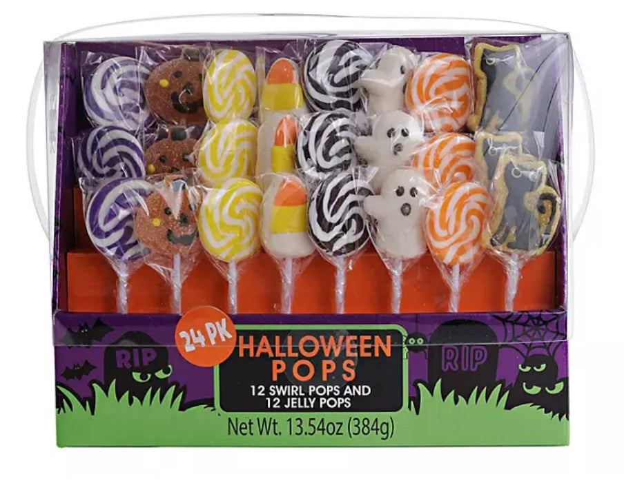 Halloween Jelly & Swirl Pops - 13.54oz/24ct/1pk