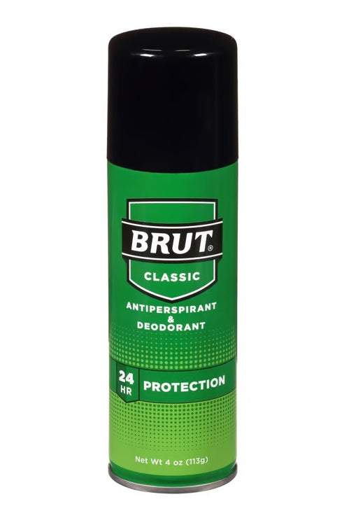 BRUT Classic Antiperspirant & Deodorant Spray - 4oz/12pk