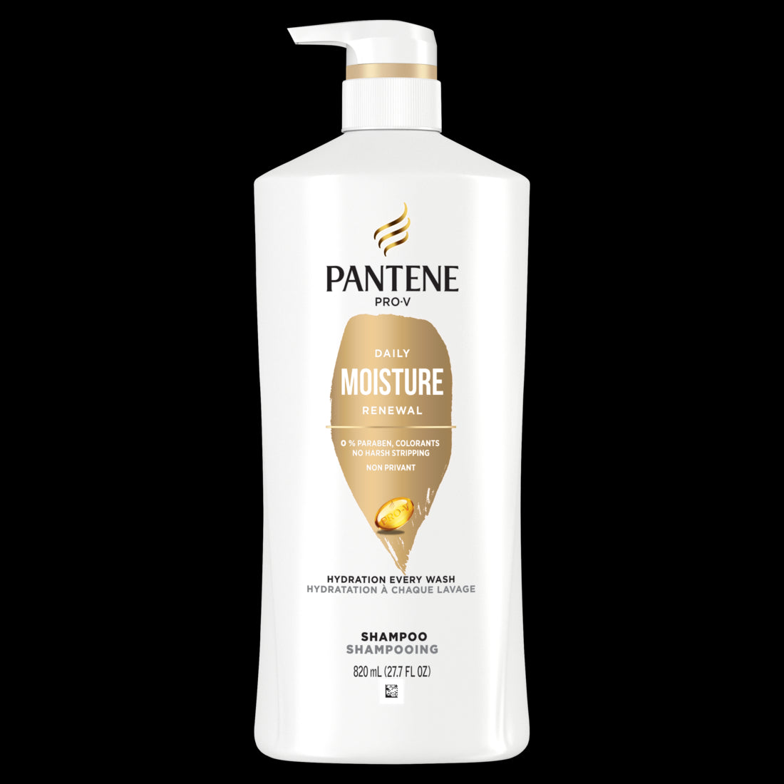 PANTENE PRO-V Daily Moisture Renewal Shampoo- 27.7 oz/820mL/4pk