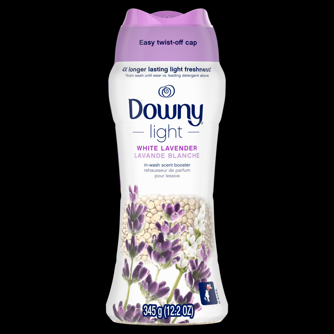 Downy Light Laundry Scent Booster Beads White Lavender - 12.2oz/4pk