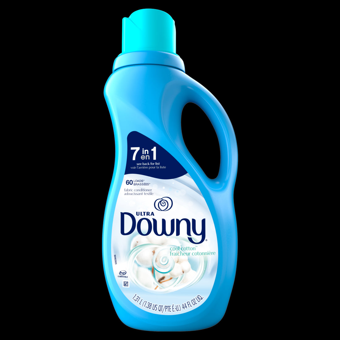 Downy Ultra Laundry Liquid Fabric Softener Cool Cotton 60 Loads - 44oz/6pk
