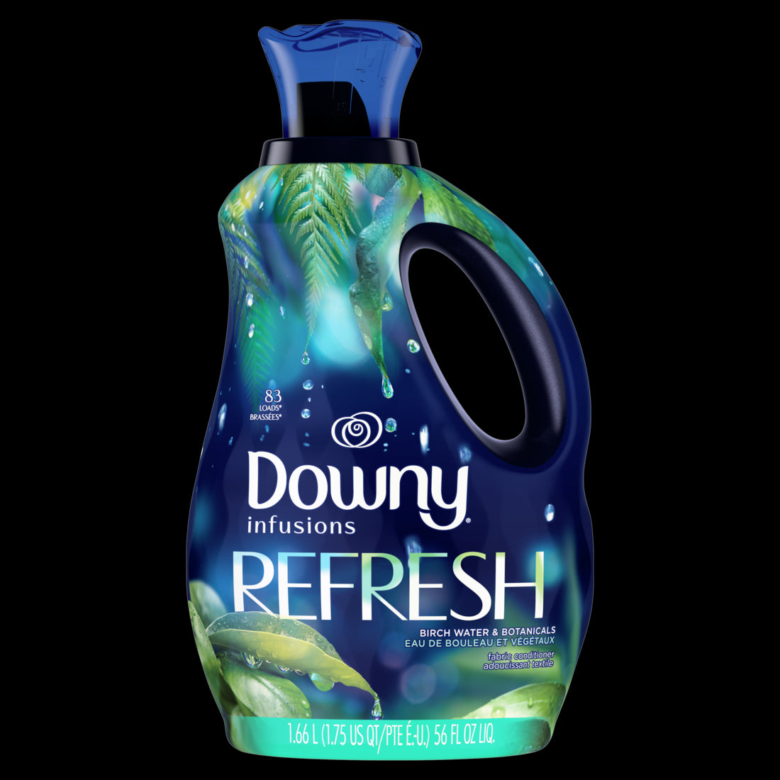 Downy REFRESH Infusions Laundry Fabric Softener Liquid Birch Water and Botanicals - 56oz/4pk