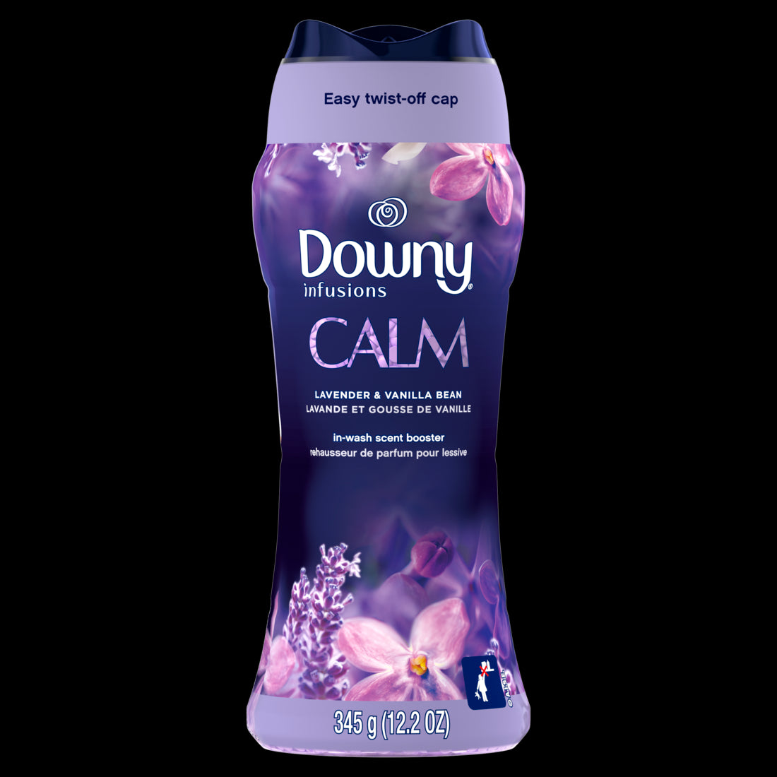 Downy CALM Infusions In-Wash Laundry Scent Booster Beads Soothing Lavender and Vanilla Bean - 12.2oz/4pk