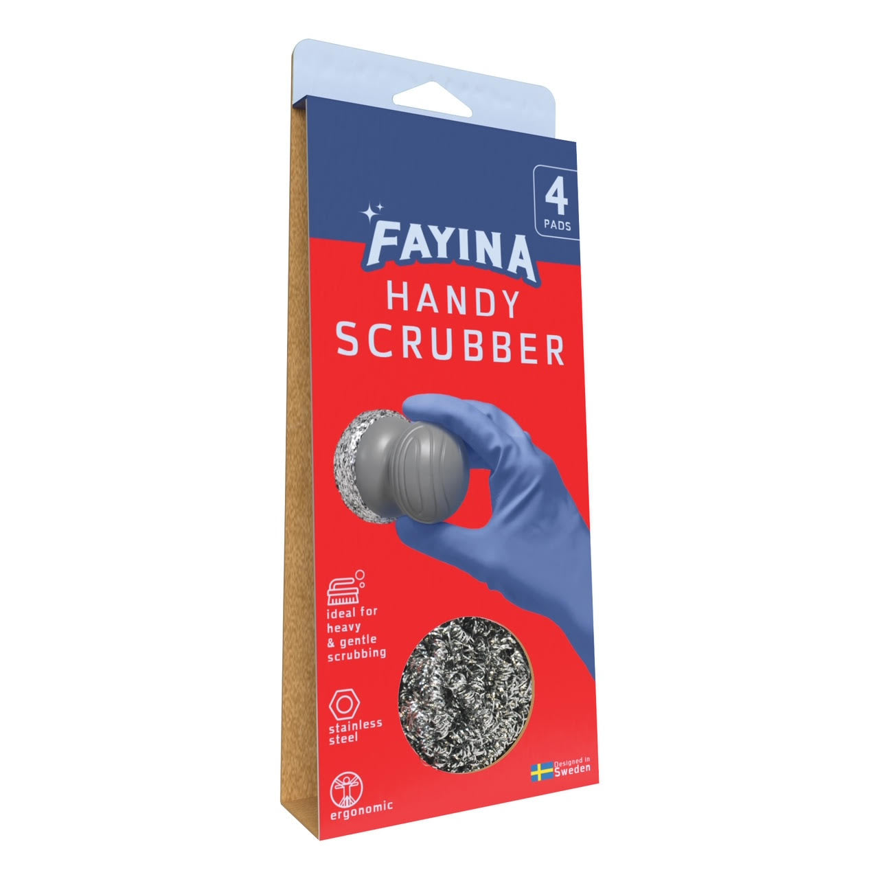 Fayina Handy Scrubber - 1ct/12pk