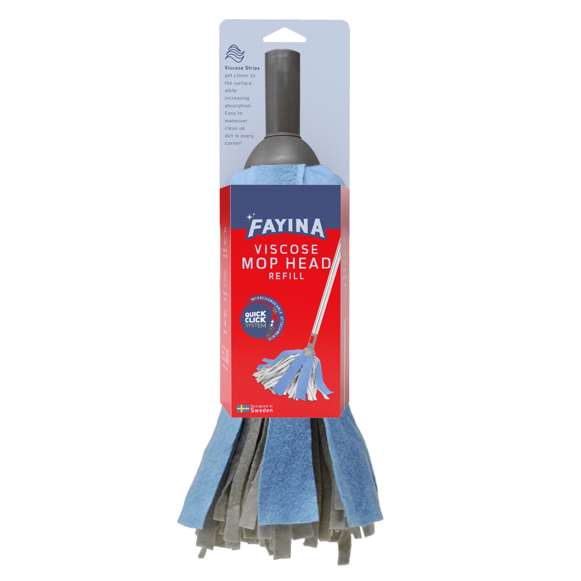 Fayina Viscose Mop Head Refill - 1ct/6pk