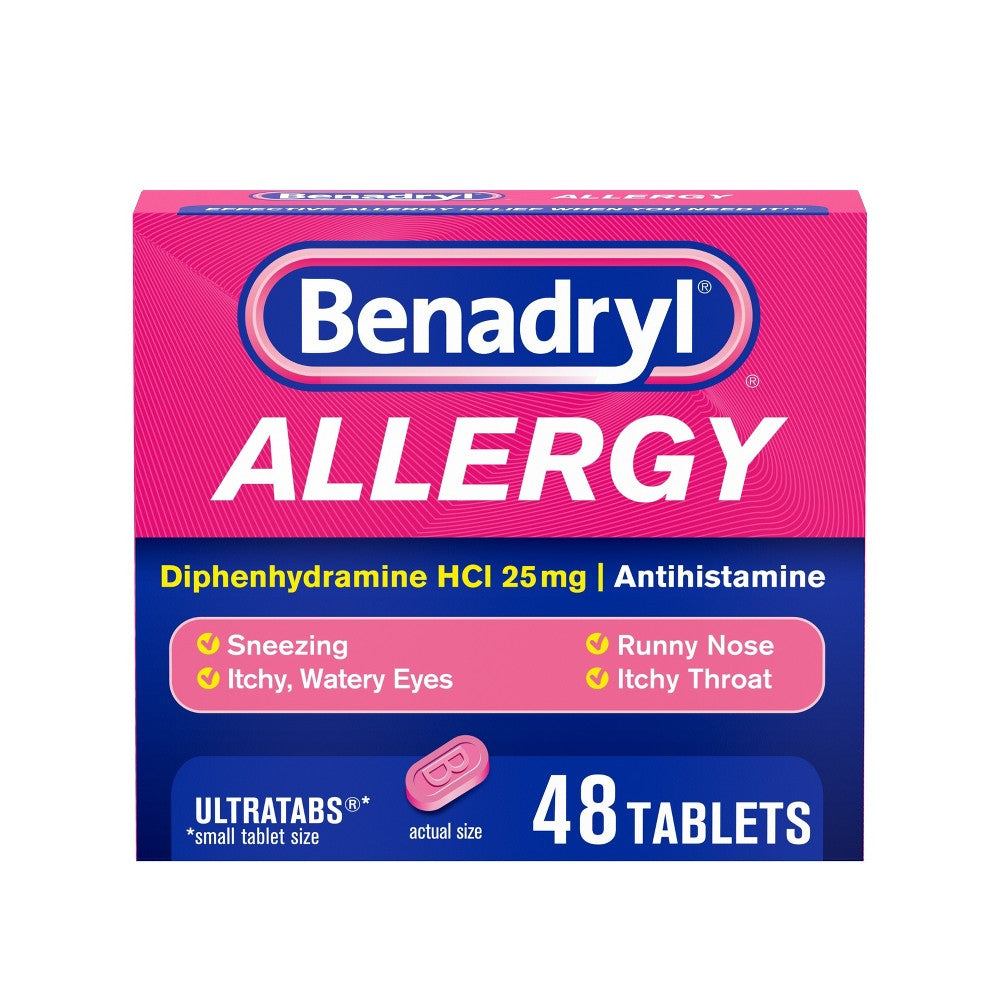 Benadryl Allergy UltraTabs Tablets - 48ct/24pk