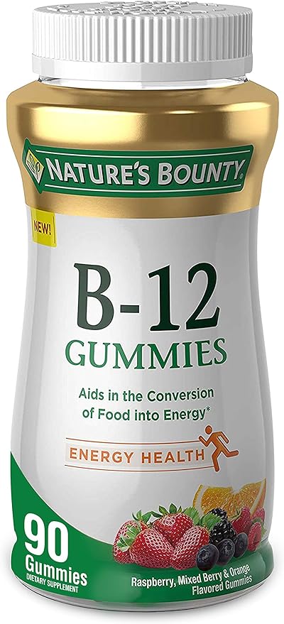 Nature's Bounty Vitamin B12 Gummies 500mcg  - 90ct/12pk