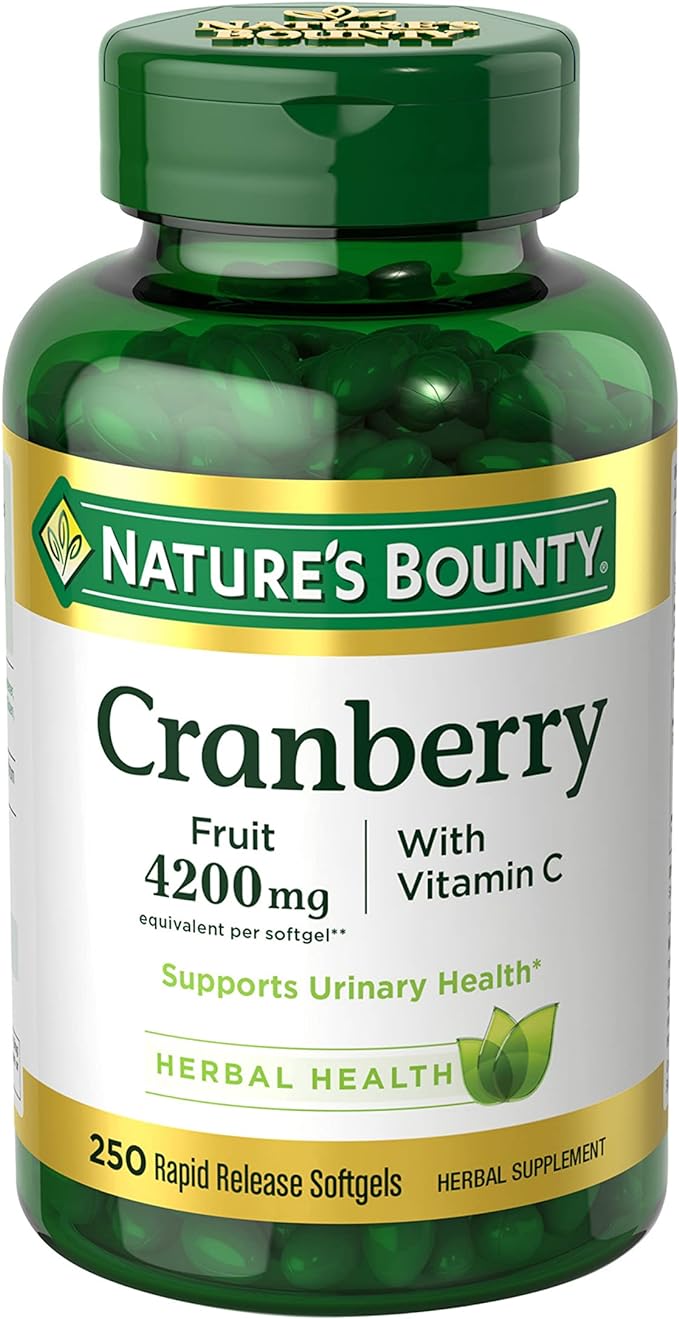 Nature's Bounty  Cranberry with Vitamin C & E - 250ct/24pk