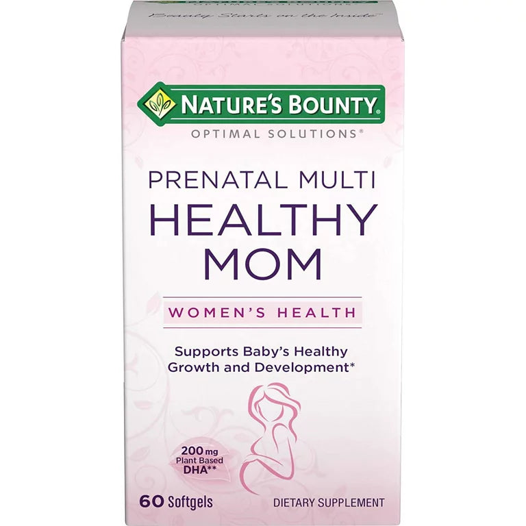 Nature's Bounty Optimal Healthy Mom Prenatal Soft Gel- 60ct/24pk