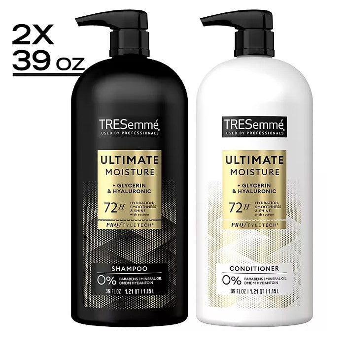 TRESemme Ultimate Moisture Shampoo and Conditioner 39oz/1pk