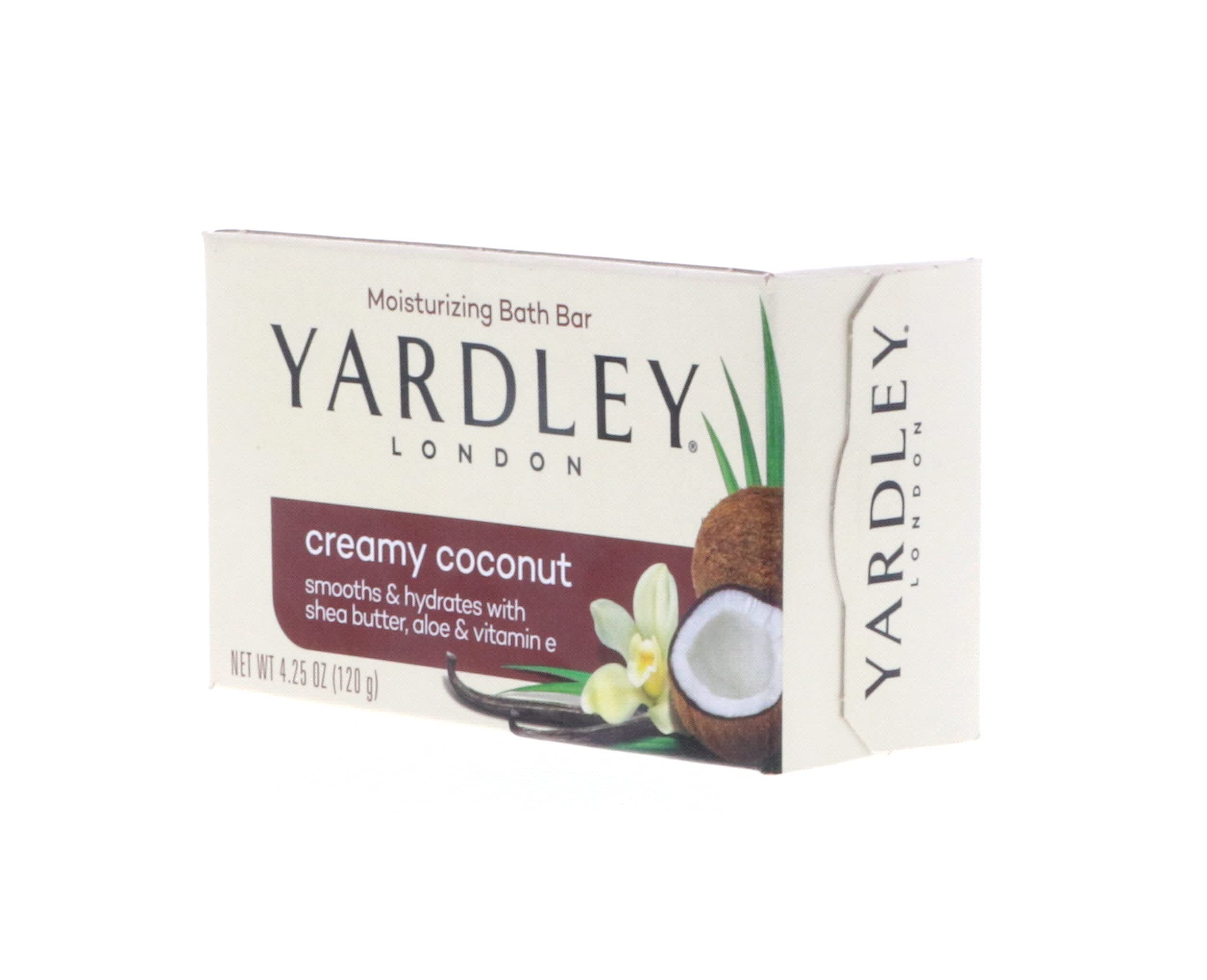 Yardley Creamy coconut Bar Soap - 4.0oz/12x2pk/24pcs