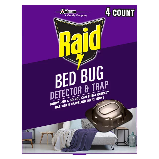 Raid® Bed Bug Detector and Trap - 4ct/9pk
