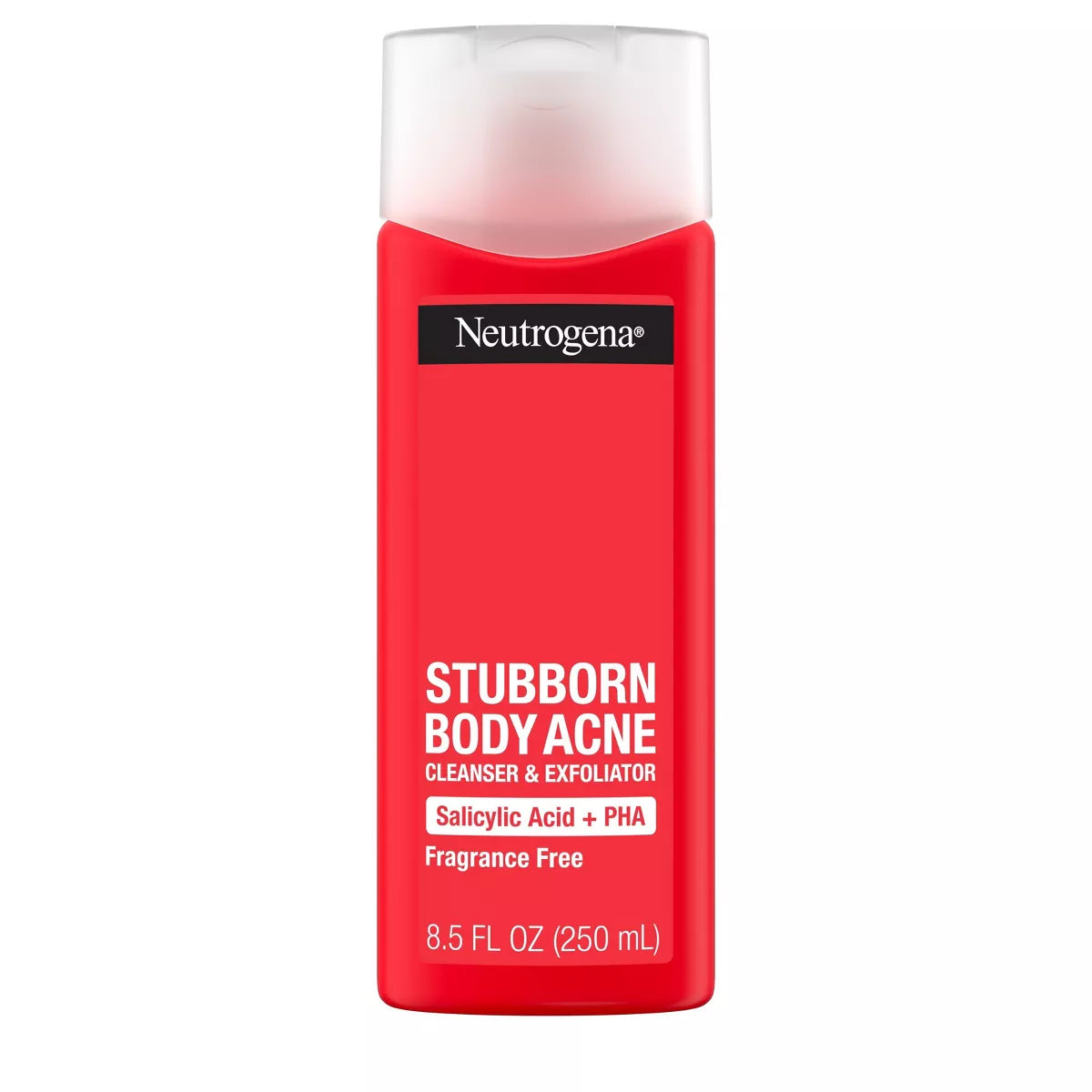Neutrogena Stubborn Body Acne Cleanser & Exfoliator Fragrance Free - 8.5oz/12pk