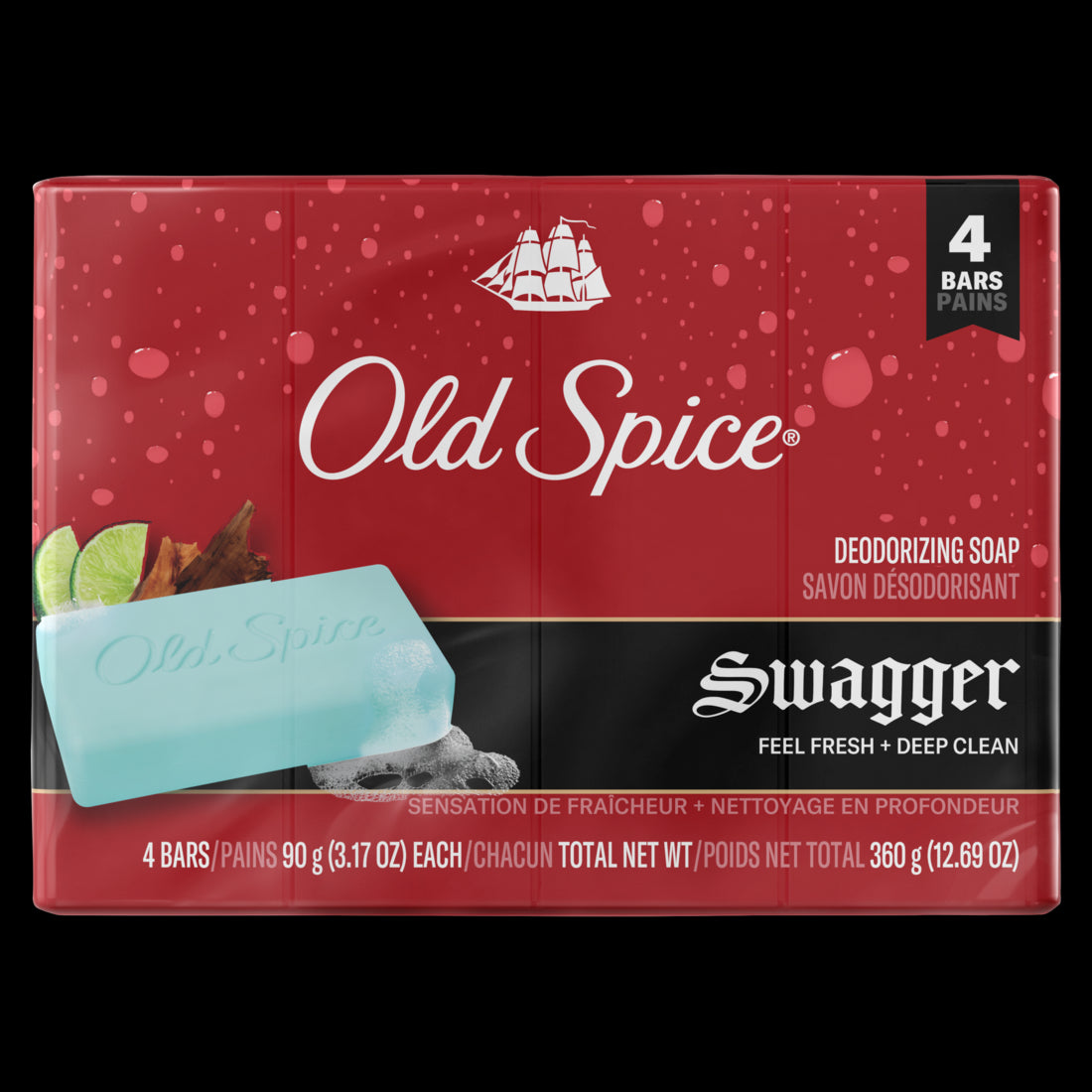 Old Spice Bar Soap for Men Extra Clean - 3.17oz/4pk