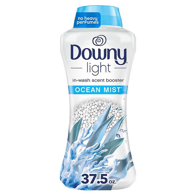Downy Light In-Wash Scent Booster Beads, Ocean Mist - 37.5oz/1pk