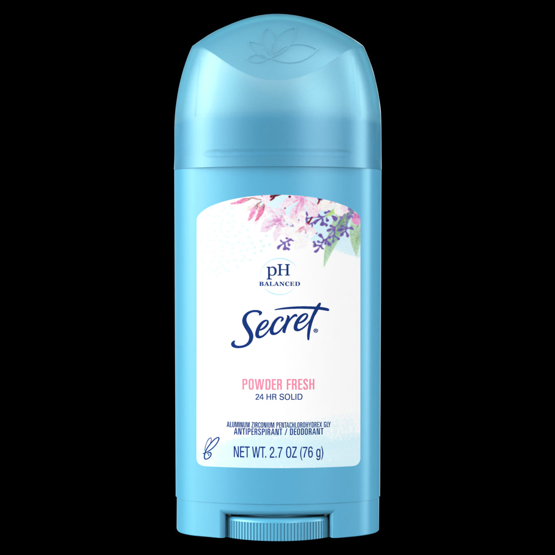 Secret Wide Solid Antiperspirant and Deodorant Powder Fresh -2.7oz/12pk