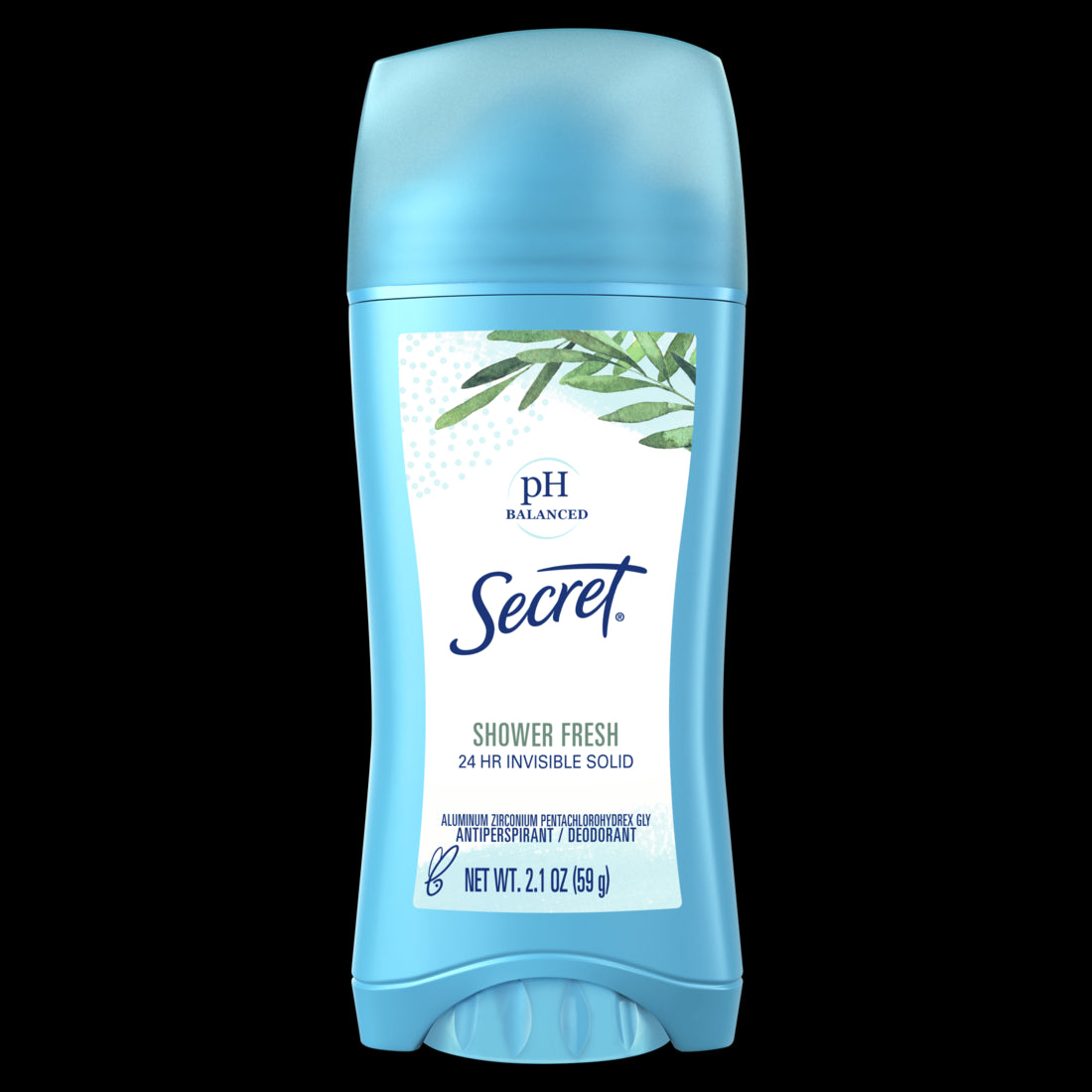 Secret Invisible Solid Antiperspirant and Deodorant Shower Fresh - 2.1oz/12pk