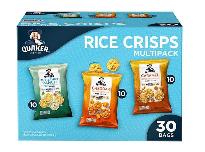 Quaker Rice Crisps Variety Pack - 0.91oz/30pk