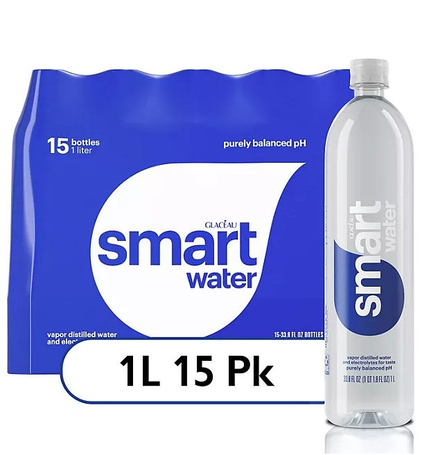 Smart Water - 33.8oz/1L/15pk