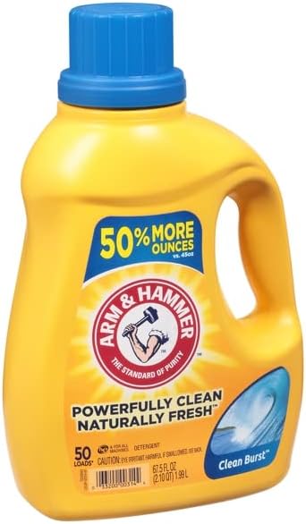 Arm & Hammer Clean Burst Liquid Laundry Detergent - 67.5oz/6pk