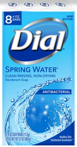 Dial Bar Spring Water - 4.0oz/8bars/4pk<br>