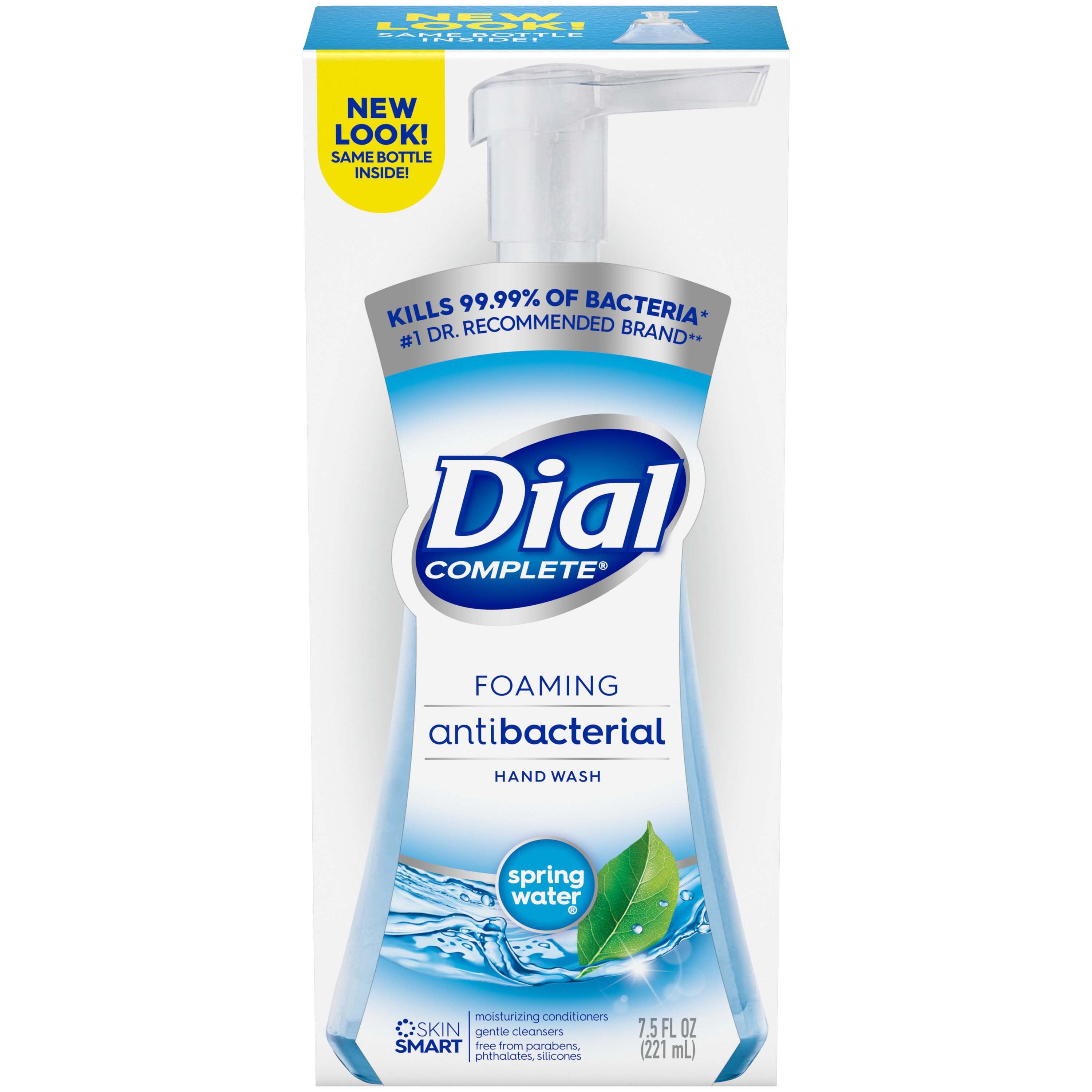 Dial Complete Foaming Hand Wash Spring Water  -7.5oz/8pk
