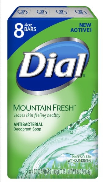 Dial Bar Mountain Fresh - 4.0oz/8bars/4pk