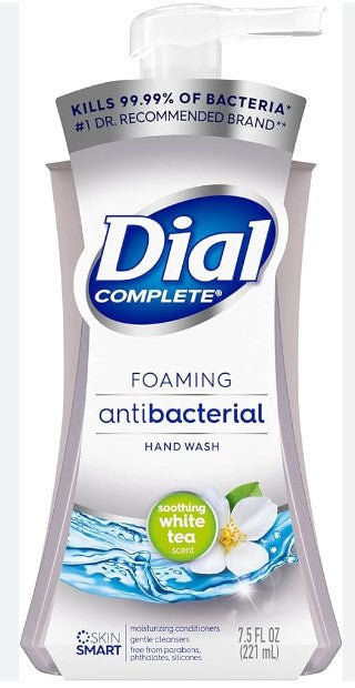 Dial Complete Foaming Hand Wash Soothing White Tea - 7.5oz/8pk