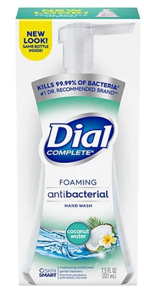 Dial Complete Foaming Hand Wash Coconut Water - 7.5oz/8pk